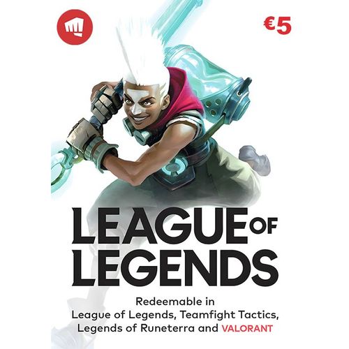 League Of Legends Gift Card - 5 Eur (Europe & Uk)