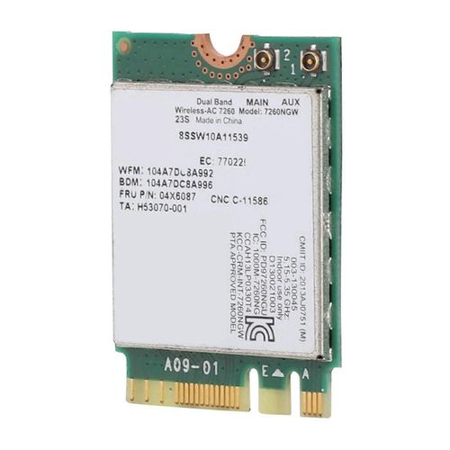 Pour carte réseau sans fil double bande Intel 7260AC 7260NGW pour Lenovo IBM Thinkpad FRU04X6087