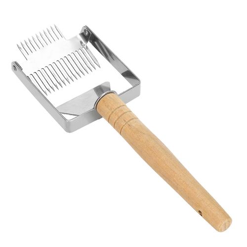 Ruche Miel Grattoir Double Tête Décapsulage Fourche Pelle Outil Apicole Équipement