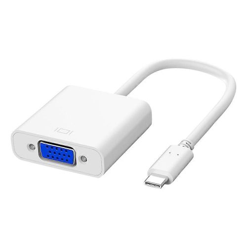 Adaptateur USB C vers VGA multifonctionnel Convertisseur d'adaptateur de type C vers VGA