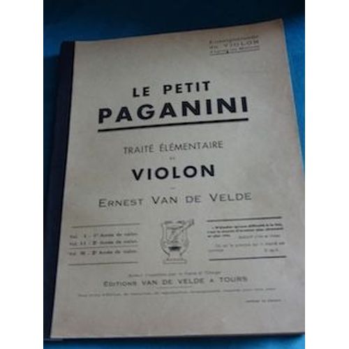 Partition: Le Petit Paganini, Traité Élémentaire De Violon, 2ème Année
