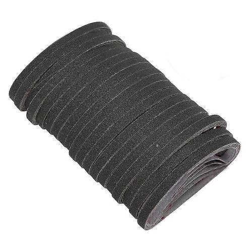 100Pcs Bande de ponçage abrasive Oxyde d'aluminium pour ponceuse Machine de découpe Ciseaux électriques