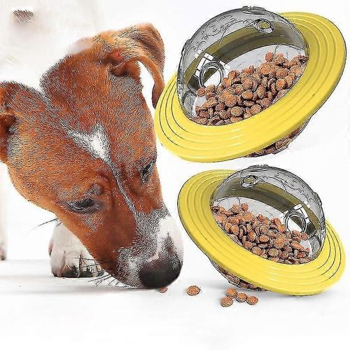Disques Volants Jouets Chien Slow Food Feeder Ball Soucoupe Volante Jeu Chat Mâcher Fuite Chiens|Dog Jouets