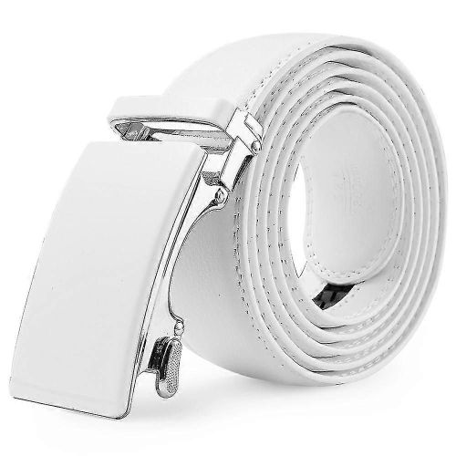 3.5cm Hommes Ceinture En Cuir Métal Boucle Automatique Marque Ceintures De Luxe De Haute Qualité Pour Hommes Célèbre Travail Entreprise Noir Peau Sangle
