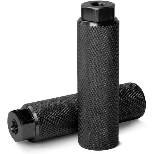 1 Paire 100 * 28mm Alliage D'aluminium Chevilles De Vélo Antidérapantes, Chevilles Bmx, Piquets De Pied Cylindriques Pour Vélos Bmx, Pédale De Vélo, Alliage D'aluminium Robuste - Pour Stu