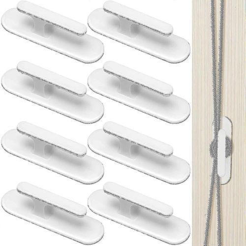 8pcs Blind Cord Twister, Crochets De Cordon De Store De Sécurité, Support De Cordon De Store Adhésif, Stores De Fenêtre String Holder A
