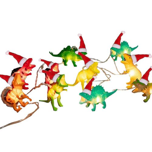 10 Led Dinosaur String Christmas Ornament Lights Dinosaur Lights Night Lights Pour enfants Chambre à coucher