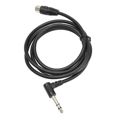 90 Degrés 6,35 Mm Mâle Vers Midi Din 5 Broches Mâle Câble À Angle Droit 6,35 Mm Vers Câble De Connexion Sonore Midi 4,9 Pieds