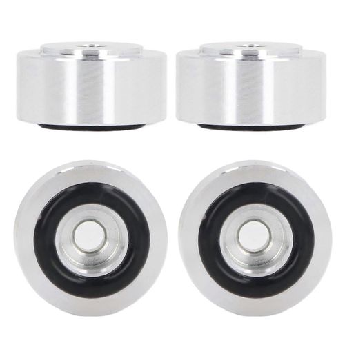 4 Pcs Haut-parleur Pieds D'absorption Des Chocs Plate-Forme D'isolation De Platine En Alliage D'aluminium Pour Lecteurs CD