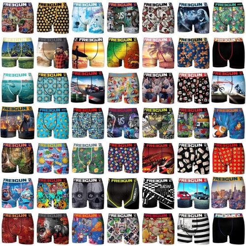 Pack Surprise De 5 Boxers Microfibre Multi-Couleurs