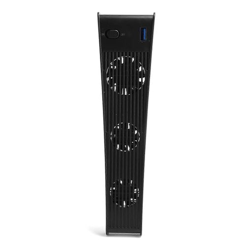 Ventilateur De Refroidissement De Console De Jeu Pour Refroidisseur Usb Ps5 Avec 3 Ventilateurs Pour Hôte De Jeu Ps5 De / Cdrom (Noir)