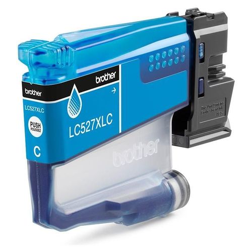Brother LC527XLC - À rendement élevé - cyan - original - pack d'oreillers - cartouche d'encre - pour Brother MFC-J4350DW, MFC-J4550DW