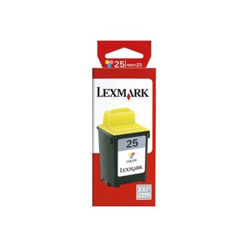 Lexmark Cartridge No. 25 - À rendement élevé - couleur (cyan, magenta, jaune) - originale - cartouche d'encre - pour Lexmark F4270; P31XX, 70X; X42XX, 70, 84; Z42, 43, 45, 51, 52, 53, 54, 70X...