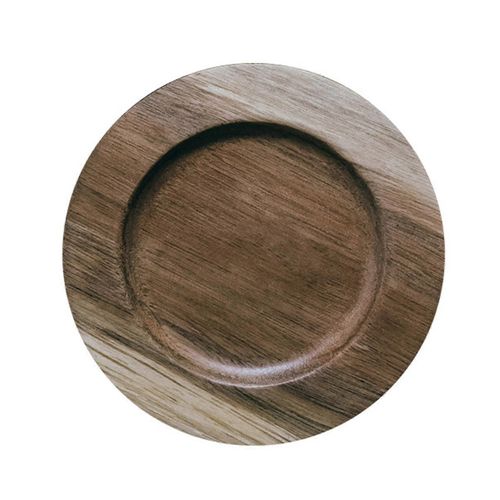 Round Coaster Boisson En Bois Isolé Thermiquement Tumbler Tapis En Bois Tasse Sous-Verre Isolation Cuisine