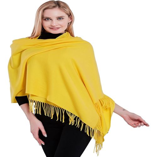 Châle Épais En Coton Mélangé Pashmina Femme.[G724]