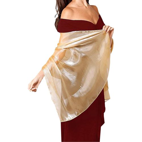 Elégant Echarpe Brillante Femme Châle Longue Foulard Pour Mariage Cocktail Cérémonies Soirée Plage Elégant.[G915]