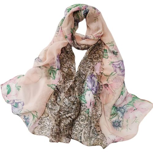 Grosse Echarpe Femme Echarpes Et Foulards De Georgette Léger Écharpe Cadeau Châles Etole Femme Hiver,38.[G742]