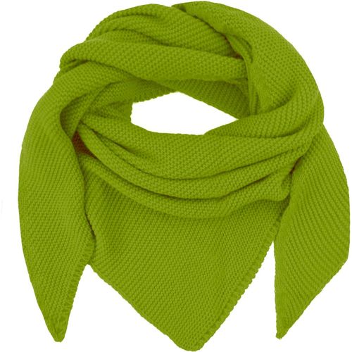 Écharpe En Tricot Xxl Pour Femme-Triangle-Motif Tricoté-Foulard Triangulaire Sans Gratter La Peau-Fabriqué En Italie.[G730]