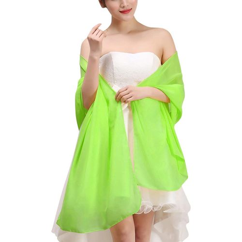 Femme Echarpe Châles Foulards Chiffon,Etoles Écharpe Fichus De Tête Les Mariages Mariée Bridemaids Tenue De Soirée Fête Plage.[G1112]