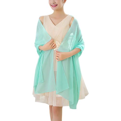 Femme Echarpe Châles Foulards Chiffon,Etoles Écharpe Fichus De Tête Les Mariages Mariée Bridemaids Tenue De Soirée Fête Plage.[G1113]