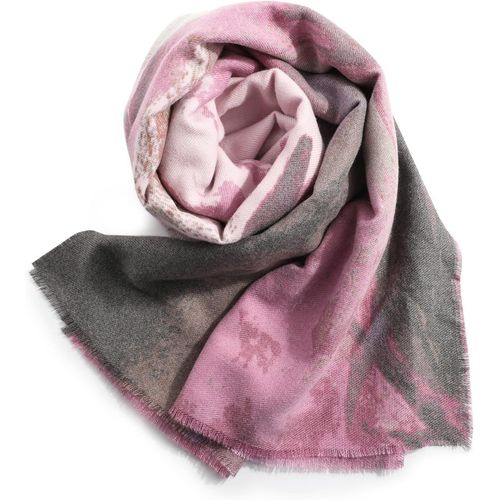 Écharpe Chaude Souple Pour Femme Étole Châle Élégant Motif Imprimé Floraux Paisley Multicolore Automne Hiver 190cm*65cm.[G589]
