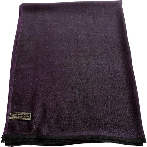 Châle À Franges De Couleur Unie Pashmina Femme.[G1330]