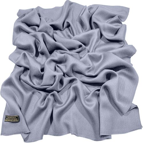 Châle À Franges De Couleur Unie Pashmina Femme.[G1329]