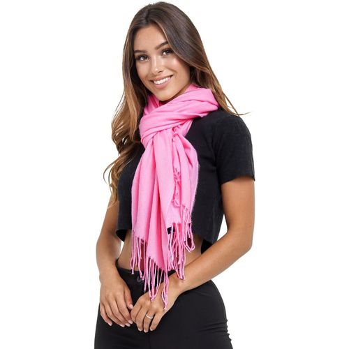 Écharpe Femme Hiver À Mode : Femme Hiver Écharpe Ensemble Tricoté Écharpe Oversize Carré Couverture Écharpe Foulard Franges Poncho.[G976]