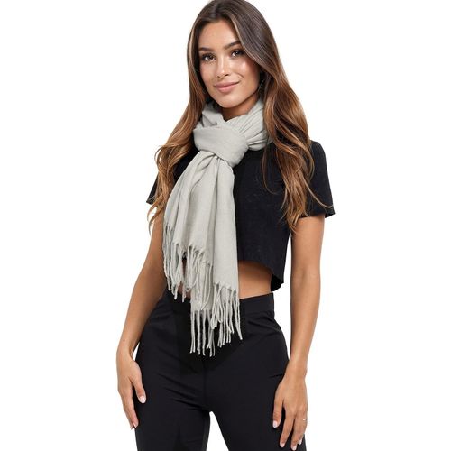 Écharpe Femme Hiver À Mode : Femme Hiver Écharpe Ensemble Tricoté Écharpe Oversize Carré Couverture Écharpe Foulard Franges Poncho.[G975]
