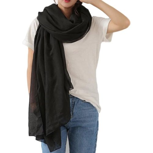 Écharpe Foulard Femme Hiver Grande Echarpe Chale En Coton Lin Longue Chaude Automne Cape,180cm X120cm.[G420]