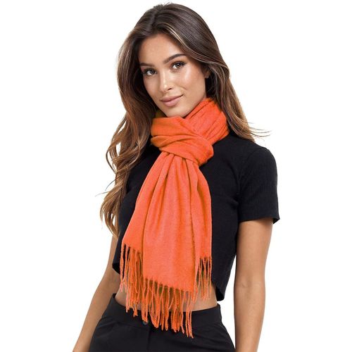 Écharpe Femme Hiver À Mode : Femme Hiver Écharpe Ensemble Tricoté Écharpe Oversize Carré Couverture Écharpe Foulard Franges Poncho.[G978]