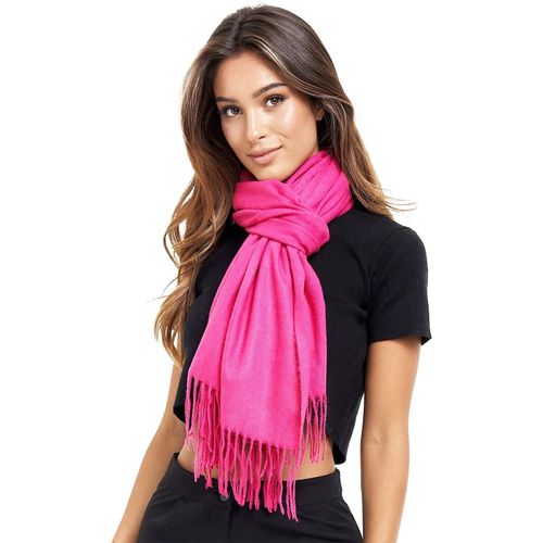 Écharpe Femme Hiver À Mode : Femme Hiver Écharpe Ensemble Tricoté Écharpe Oversize Carré Couverture Écharpe Foulard Franges Poncho.[G979]