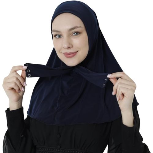 Hijab Musulman De Qualité Supérieure Pour Femme-Écharpe Élégante-Extensible,Durable,Port Instantané.[G1169]
