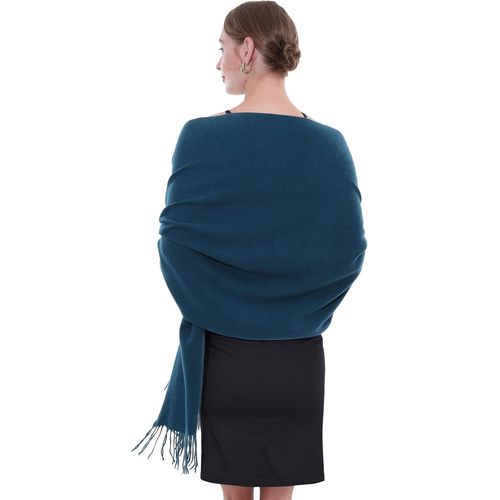 Écharpe Femme Robe De Soirée Classique Hiver Plaine Écharpe Étole Femme Festive.[G630]