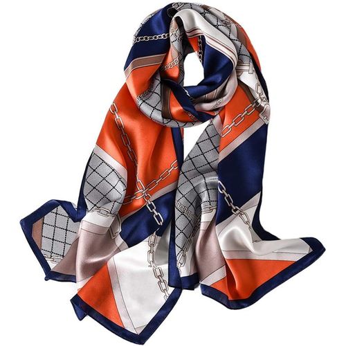 Femme Foulard 100% Soie De Mûrier Coloré Echarpe Léger Elégant Coupe Manuel Meilleur Cadeau Pour Votre Lady.[G991]