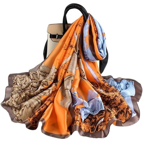 Silk Scarf Femme Shawl White Scarf Lotus Stain Neckerchief Head Wrap Thin Scarf Femme Beach Shawl Vintage Bridal Mousseline Musulman Colorful Cloth Christmas Decorations Scarf Ceinture Vert.[G1175]