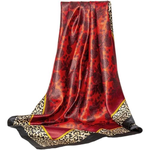 Foulard En Soie Femmes Châle Écharpe En Soie Silk Scarf Women Chiffon Shawl White Neckerchief Head Wrap Thin Scarf Beach Hijab Belt Vintage Bridal Shawl Binder.[G52]