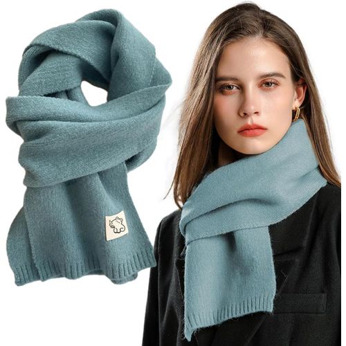 Écharpe Pour Femme En Tricot Doux,Chaude,Élégante Et Sans Démangeaisons. Écharpe D¿Hiver Pour Un Usage Quotidien,Disponible En 15 Couleurs Modernes Et Polyvalentes.[G261]
