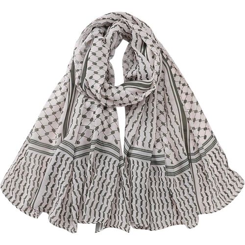 Femme Hijab Foulard Imprimé Écharpe Elégante Pour Femme Musulmane Foulards De Tête Léger Et Respirant 180 X 80 Cm