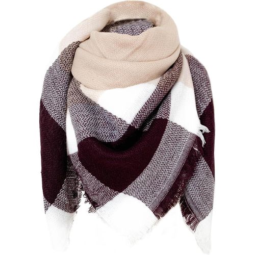 Écharpe Femme Homme Châle Cachemire Ecossaise Mode Ponchos Plaid Foulards Automne Hiver Oversize Cape Glands Scarf Carreaux Chaud Carrée Souple Étole Couvertures.[G1006]