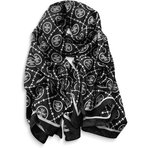 Femmes Foulard En Coton Lin Imprimé Fleur Lettre Mode Style Écharpes Dames Légère Et Doux Longue Écharpe Grand Châle Chaude Étole Wraps Châle De Plage Toute La Saison.[G635]