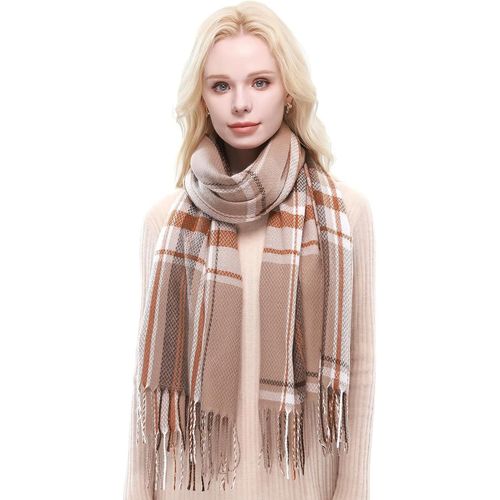 Echarpe Plaid Femme Echarpes Et Foulards Hiver Chaud Grosse Chale Pashmina Etole.[G831]