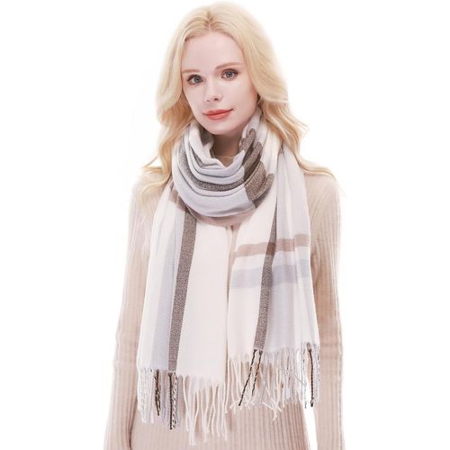 Echarpe Plaid Femme Echarpes Et Foulards Hiver Chaud Grosse Chale Pashmina Etole.[G835]