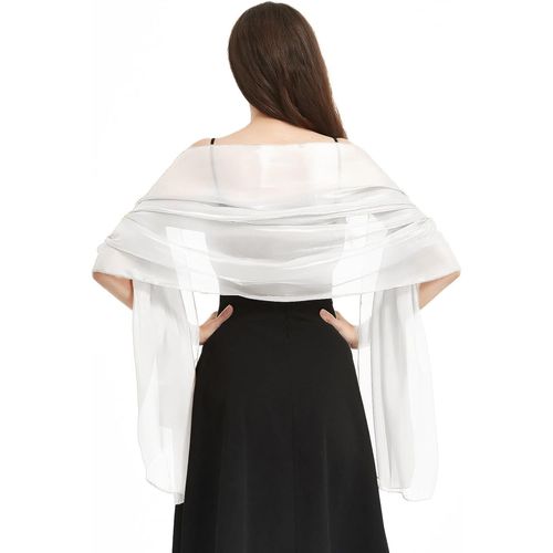 Chale Femme Mariage Écharpe Châle Étole Mariage Wrap Foulard Pour Soirée Cérémonies Fêtes Mariage Demoiselles D'honneur.[G1016]