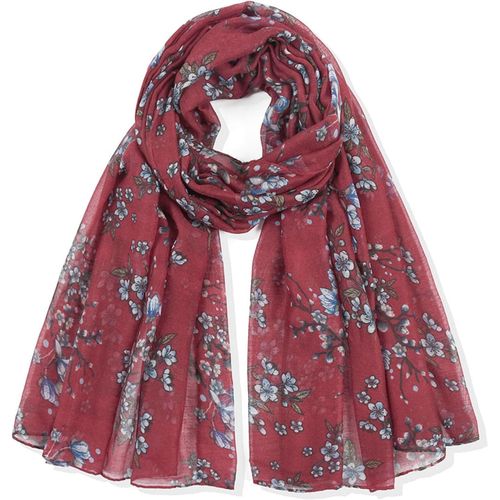 Écharpe Femme En Polyester Imprimé Grande Taille 180x85cm-Foulard Léger Et Résistant-Accessoire Mode Toutes Saisons