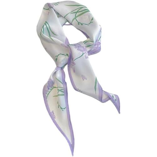 Écharpe En Satin-120 X 36 Cm-Motif Losange-Multicolore-Accessoire De Mode Pour Chapeaux,Blazers,Chemisiers,Robes,Jupes,Bandeaux De Taille,Cravates.[G1198]