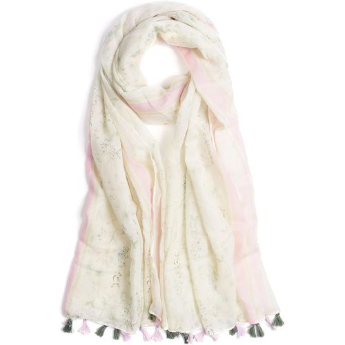 Écharpe Pour Femme Légère Et Douce À Imprimé Floral Léopard-Châle Tendance Automne-Hiver Avec Franges.[G468]