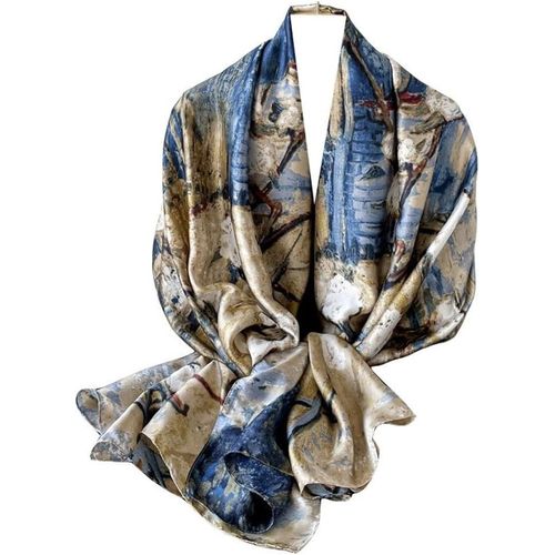 Silk Scarf Women Écharpe En Soie Pour Femmes Shawl Yellow Scarf Stain Neckerchief Head Wrap Thin Scarf Ladies Beach Shawl Vintage Bridal Chiffon Scarf Muslim Colorful Cloth Belt.[G650]