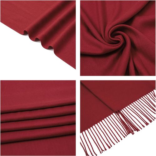 Echarpe Chale Écharpe Femme Hiver Chaud Grosse Echarpes Foulards Pashmina Etole Mariage.[G95]
