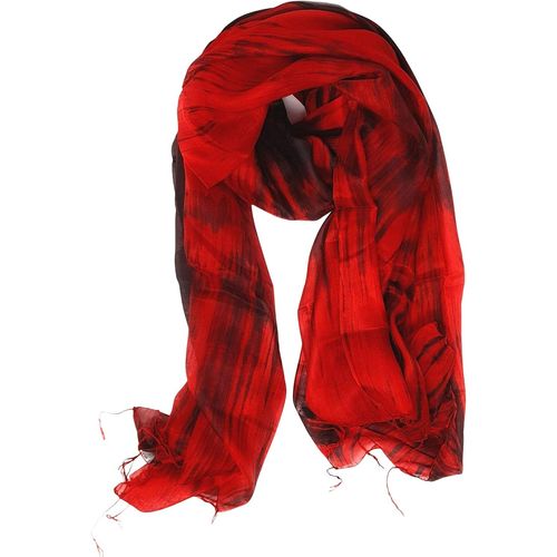 Écharpe 100% Pure Soie Pour Femme Châle Wrap Écharpe En Soie Peinte À La Main.[G300]